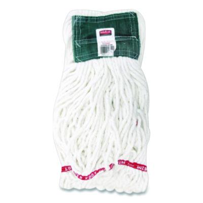 RCPA25206WHI Web Foot Shrinkless Wet Mop Head, 20 oz, 5" Headband, White