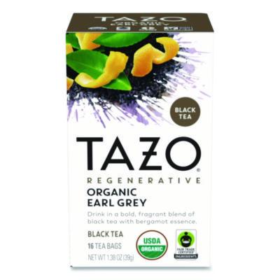TZOTAZ00352BX Tea Bags, Organic Earl Grey, 16/Box