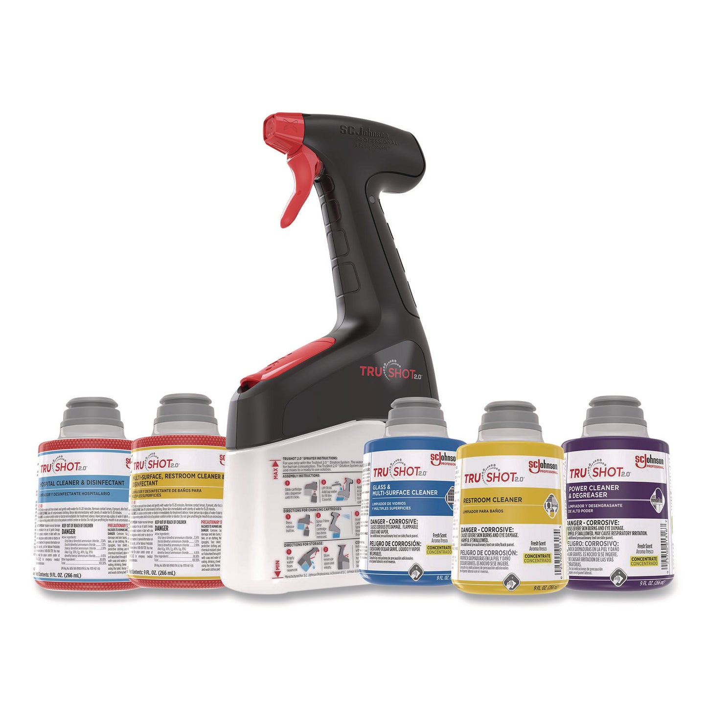 SJN379880 TruShot 2.0 Starter Kit, 9 oz Concentrate Cartridges