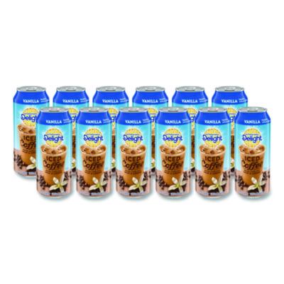 ITDWWI07823 Iced Coffee, Vanilla, 15 oz Can, 12/Carton
