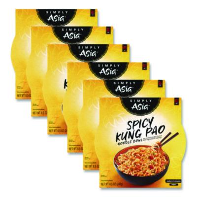 MKCTHA000831 Simply Asia Spicy Kung Pao Noodle Bowl, 8.5 oz, 6/Carton