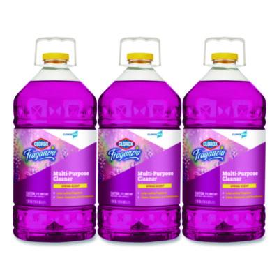 CLO31524CT CloroxPro Fraganzia Multi-Purpose Cleaner, Spring Scent, 175 oz Bottle, 3/Carton
