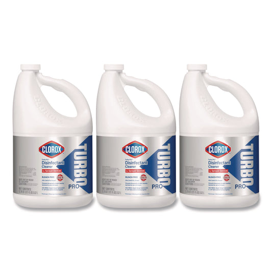 CLO60091 Turbo Pro Disinfectant Cleaner For Sprayer Devices, 121 Oz Bottle, 3/carton