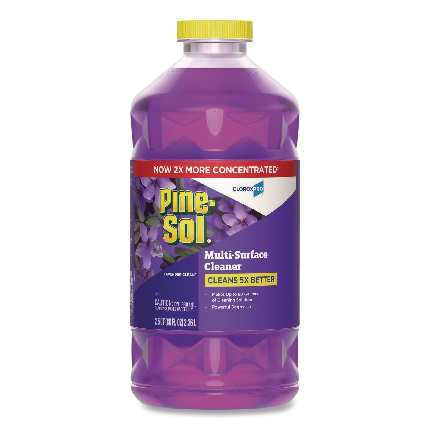 CLO60608EA CloroxPro Multi-Surface Cleaner Concentrated, Lavender Clean Scent, 80 oz Bottle