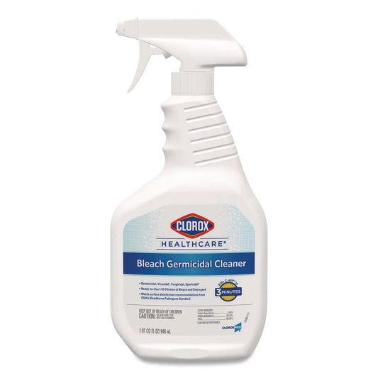 CLO68970EA Bleach Germicidal Cleaner, 32 Oz Spray Bottle Clorox Healthcare