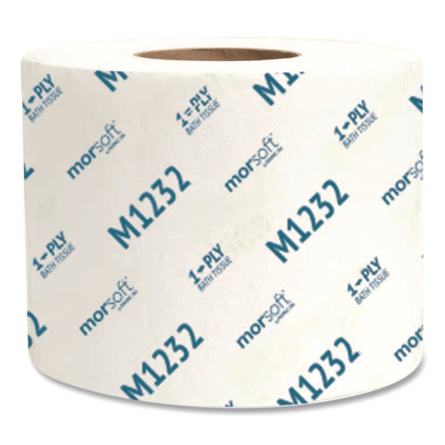 MORM1232 Morsoft Controlled Bath Tissue, Septic Safe, 1-Ply, White, 1,200 Sheets/Roll, 48 Rolls/Carton