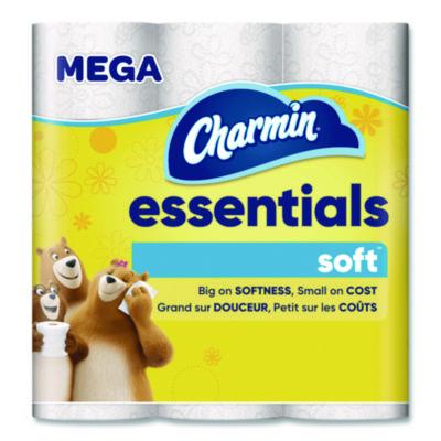 PGC04536 Essentials Soft Bathroom Tissue, Septic Safe, 2-Ply, White, 330 Sheets/Roll, 9 Rolls/Pack, 4 Packs/Carton