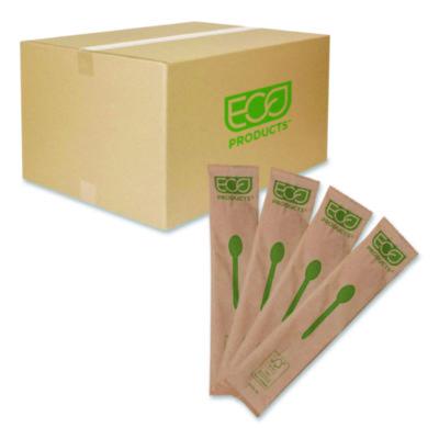 ECOEPS213W Wood Cutlery, General Purpose Spoon, Natural, 500/Carton