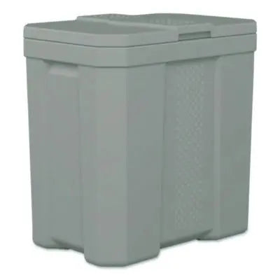 SUABMBX300 Salt Box, 28 gal, 23.75 x 15.75 x 23.75. Dove Gray SUNCAST CORPORATION