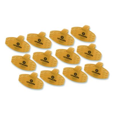 HOSAWBC231 AirWorks Bowl Clips, Citrus Grove Scent, Orange, Dozen