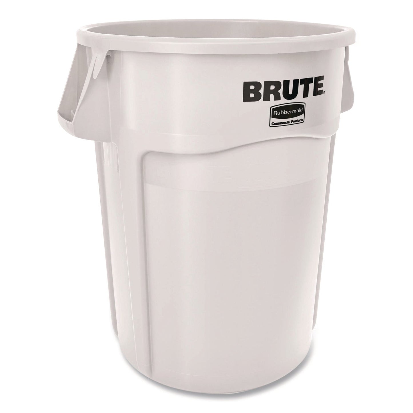 RCP1779740EA Brute Container, 44 gal, Plastic, White RUBBERMAID COMMERCIAL PROD.