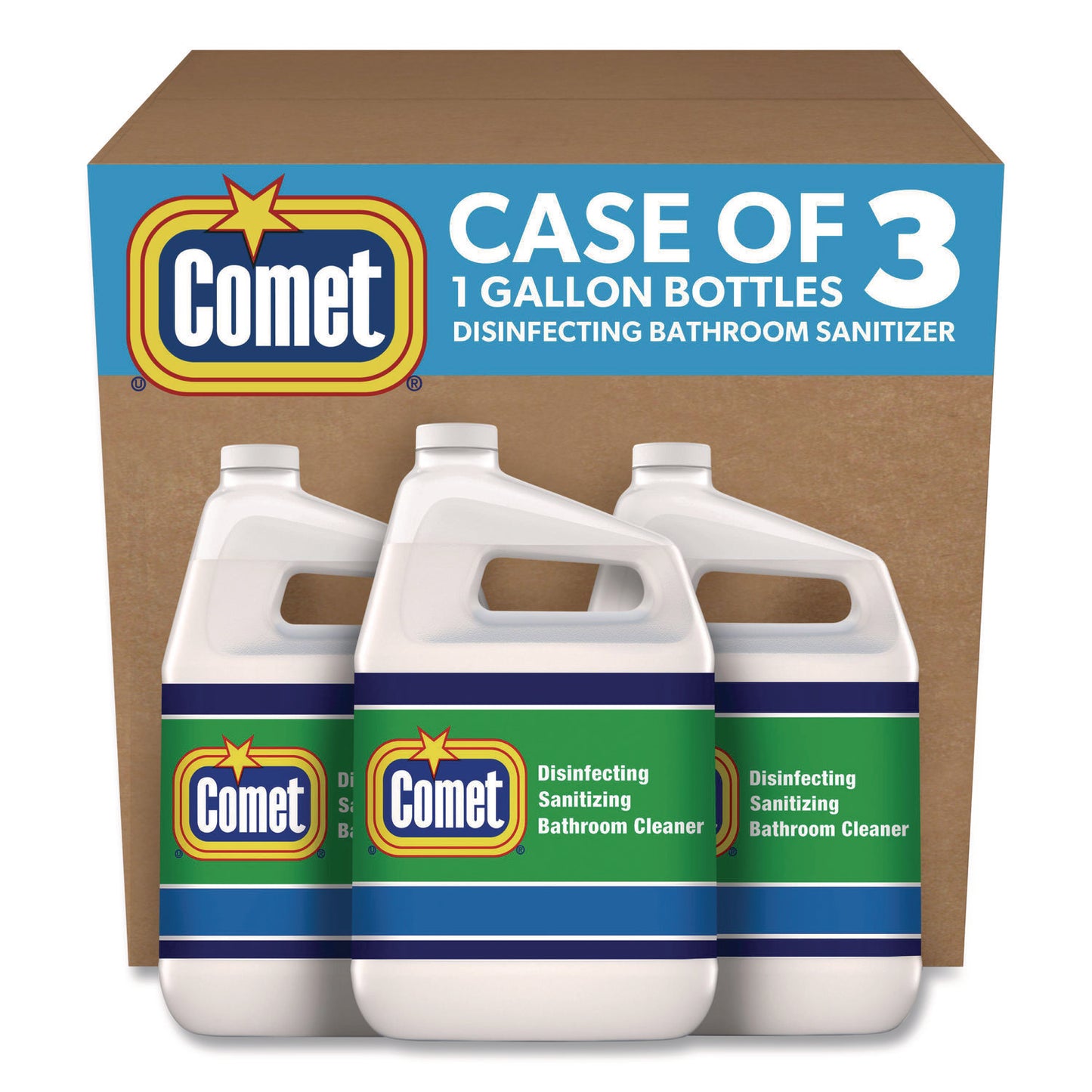 PGC22570CT Disinfecting-Sanitizing Bathroom Cleaner, One Gallon Bottle, 3/carton