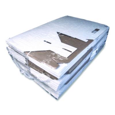 SCH2763 Carryout Barn Boxes, Large Corugated, 12 x 18 x 9, White/Kraft, 25/Carton