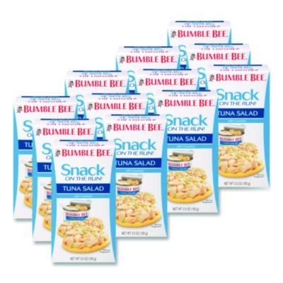BBYAHF70777 Snack On The Run Tuna Salad With Crackers, 3.5 Oz Pack, 12/carton