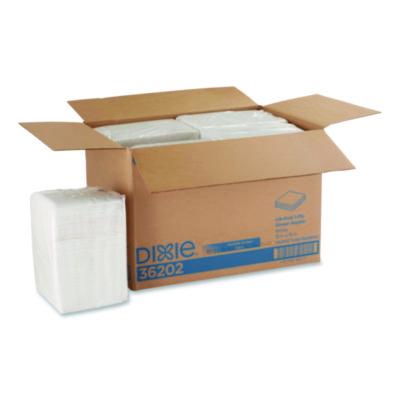 GPC36202 Acclaim 1/4 Fold Paper Dinner Napkins, White, 1-Ply, 16 x 16, 500/Pack, 8 Packs/Carton GEORGIA PACIFIC