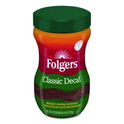 FOL20630 Classic Decaf Instant Coffee, 8 oz Jar