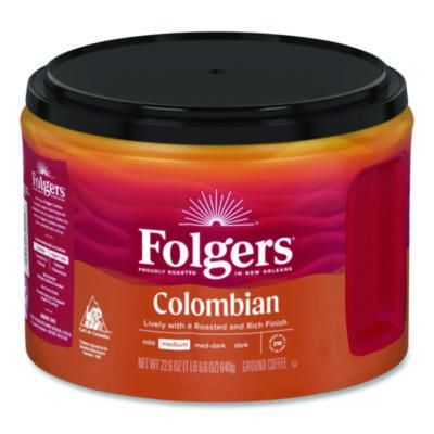 FOL30445 100% Columbian Coffee, 22.6 oz Canister