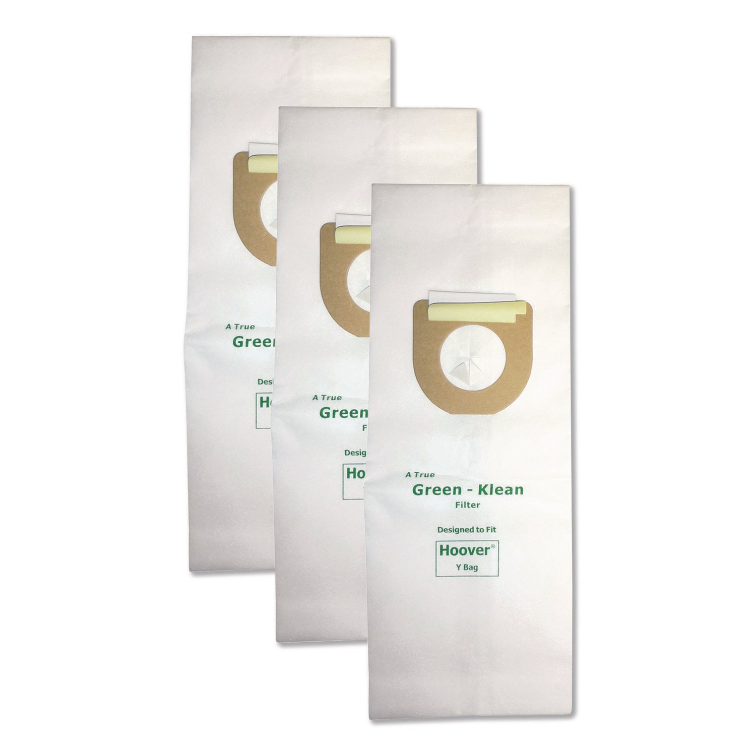 GRKHOVYP Replacement Vacuum Bags, Fits Hoover/pacific Steamex Scholar/royal, 3/pack Green Klean