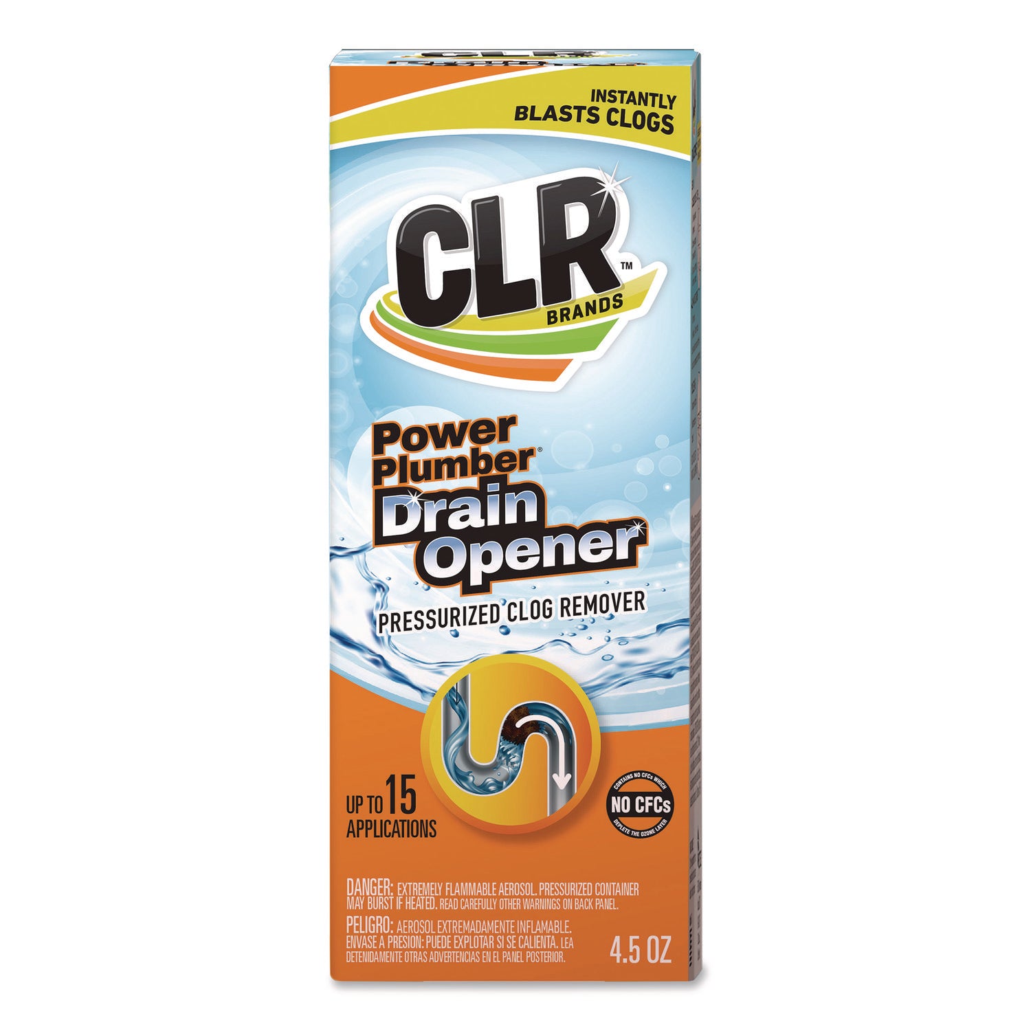JELPP6 Power Plumber Drain Opener, 4.5 oz Aerosol Spray CLR