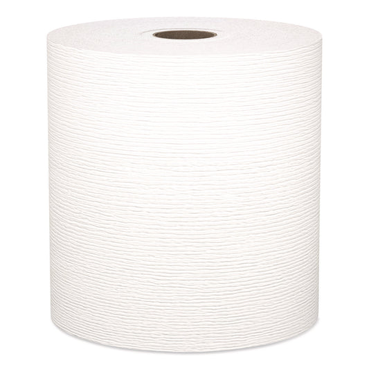 KCC01080 Universal Hard Roll Paper Towels with Premium Absorbency Pockets, 1-Ply, 8" x 425 ft, 1.5" Core, White, 12 Rolls/Carton