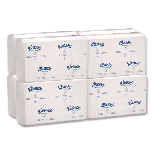 KCC02046 Multi-Fold Paper Towels, Convenience, 9.2 x 9.4, White, 150/Pack, 8 Packs/Carton Kleenex