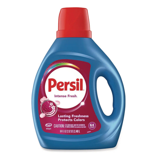 DIA05468 Intense Fresh Liquid Laundry Detergent, 64 Loads, 84 oz Bottle, 4/Carton Persil
