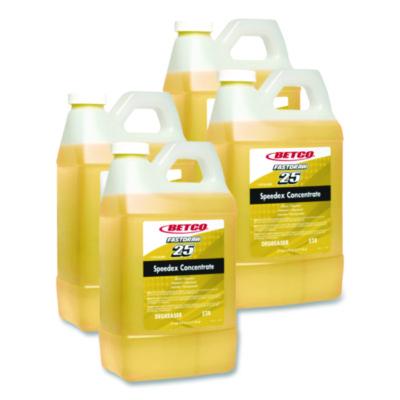BET5284700 Speedex Fastdraw 25 Concentrate Heavy-Duty Degreaser, Lemon Scent, 67.6 Oz Bottle, 4/carton BETCO CORPORATION