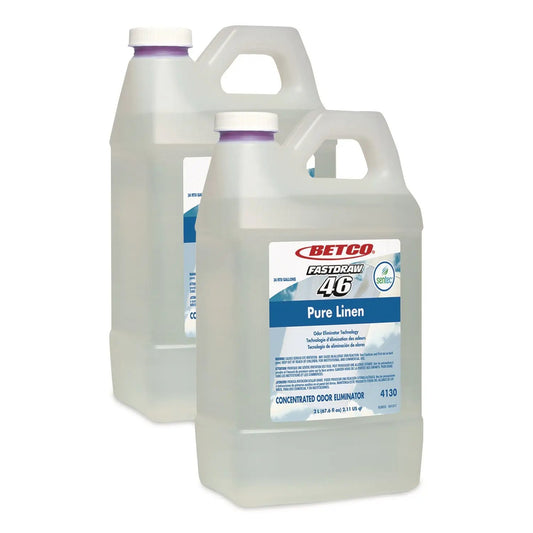 BET4130B200 SenTec Pure Linen Concentrate Odor Eliminator, Pure Linen Scent, 2 L Bottle, 2/Carton Betco