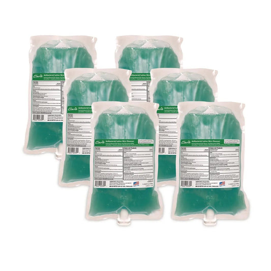 BET1412900 Antibacterial Lotion Cleanser, 1 L Dispenser Refills, 6/Carton Betco