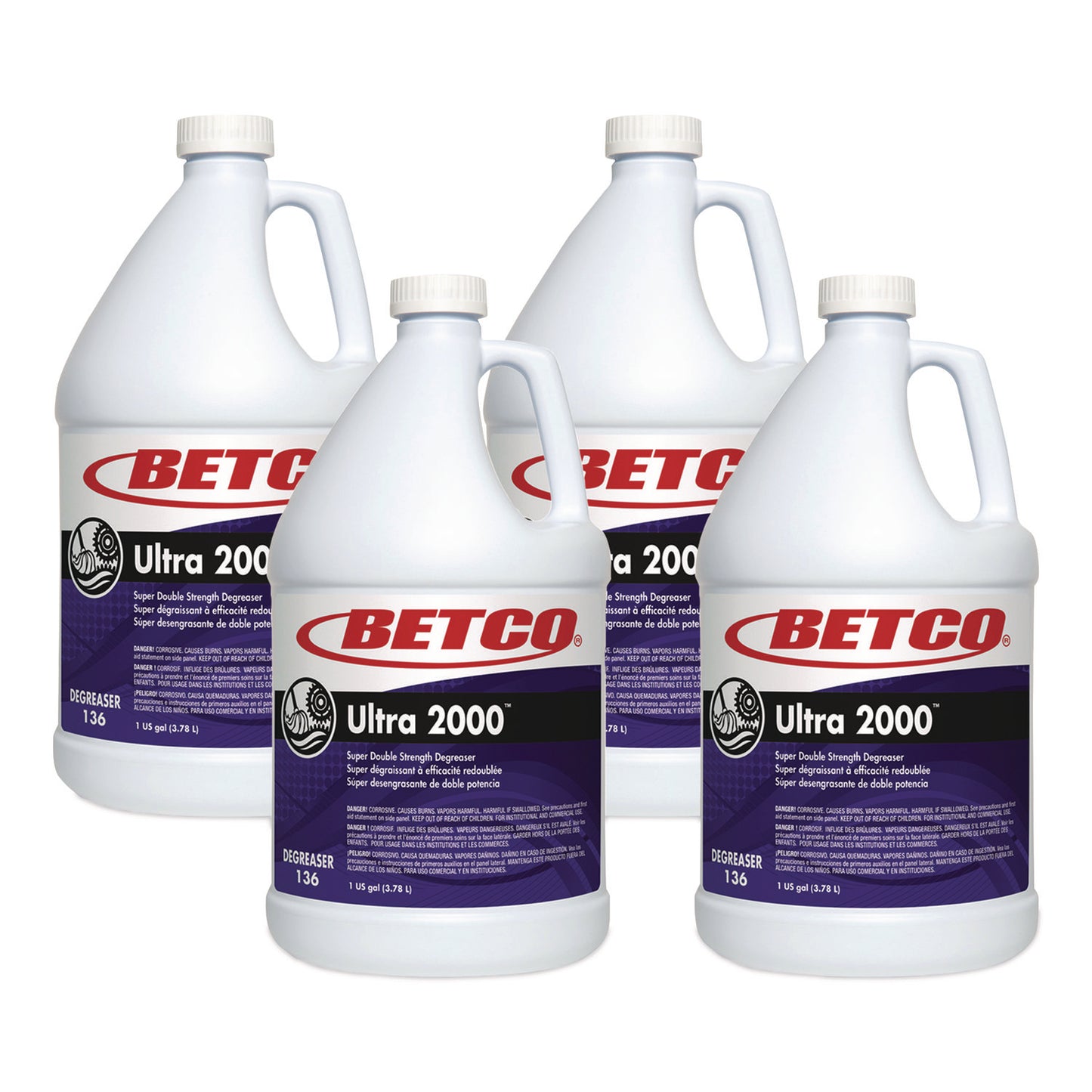 BET1360400 Ultra 2000 Degreaser, Cherry Almond Scent, 1 gal Bottle, 4/Carton