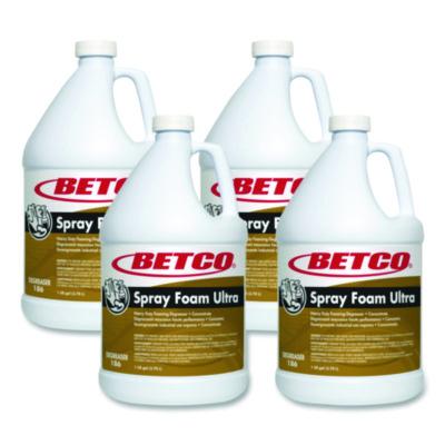 BET1860400 Spray Foam Ultra Degreaser, 1 gal oz Bottle, 4/Carton BETCO CORPORATION