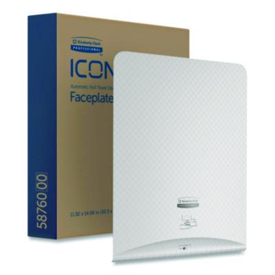 KCC58760 ICON Faceplate for Automatic Roll Towel Dispenser, 18.12 x 15.62 x 12.87, Silver Mosaic