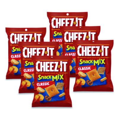 KEB57715 Cheez-It Baked Snack Mix, Classic Cheese, 4.5 Oz Bag, 6/pack