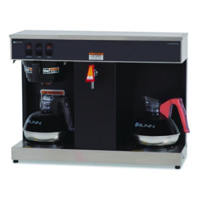 BUN074000005 VLPF 12-Cup Automatic Coffee Brewer, Gray/Stainless Steel