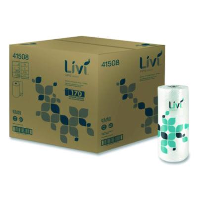 SOL41508 Kitchen Roll Towel, 2-Ply, 5 x 11, White, 170 Sheets/Roll, 24 Rolls/Carton