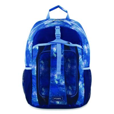 FUE110592STGX5 Bijoux Deluxe Backpack and Lunch Bag Bundle, Backpack: 13.5" x 7" x 18.5", Lunch Bag: 7.5" x 4.25" x 9", Light Blue Galaxy