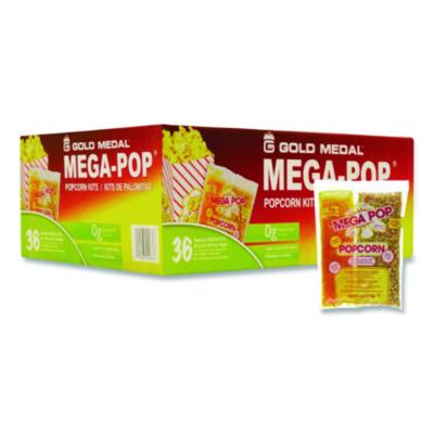 GOM2836 Mega Pop Popcorn, Butter, 8 Oz Bag, 36 Bags/carton
