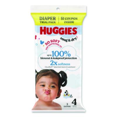 KCM57030 Snug and Dry, Size 4, 22 lbs to 37 lbs, Disney Design, 3 Diapers/Pack, 30 Packs/Carton KIMBERLY CLARK