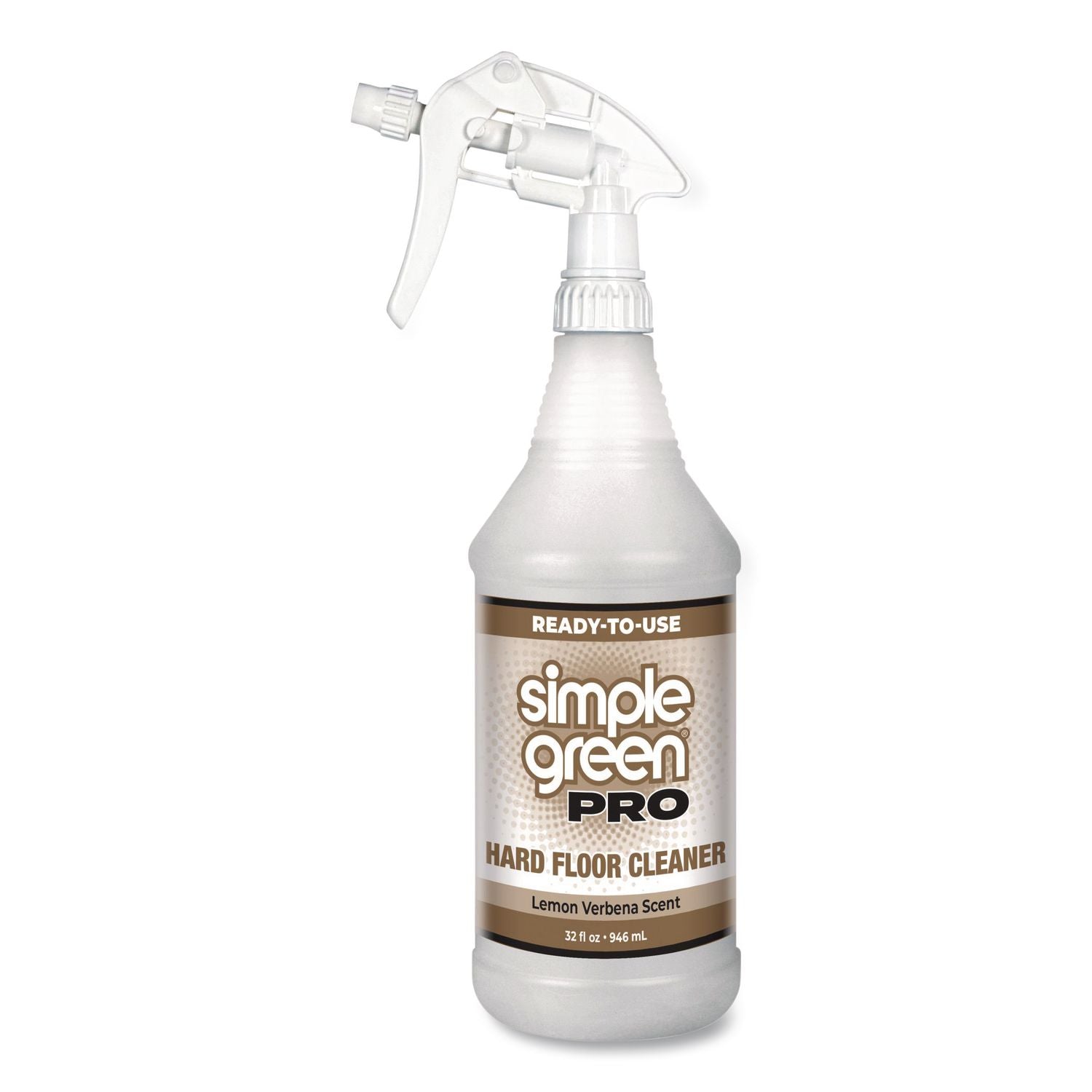 SMP0505032 Pro Hard Floor Cleaner, Lemon Verbena Scent; 32 oz Spray Bottle, 12/Carton Simple Green
