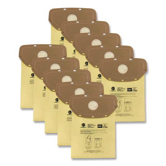 HVR24414061 BAG,VACUUM,HOOVR,10PK,YL