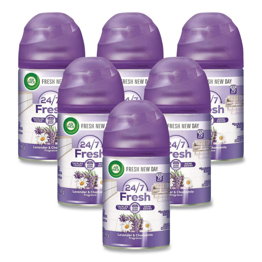 RAC77961CT Freshmatic Ultra Automatic Spray Refill, Lavender/chamomile, 5.89 Oz Aerosol Spray, 6/carton