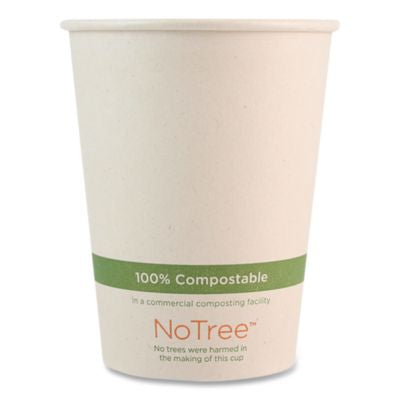 WORCUSU12 Notree Paper Hot Cups, 12 Oz, Natural, 1,000/carton