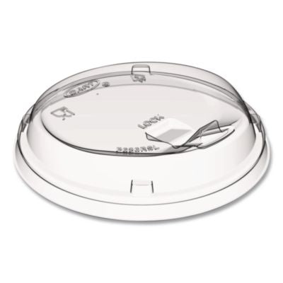 DCCP626RSL Prima Strawless Plastic Lids, Fits 12 oz to 26 oz Cold Cups, Clear, 100/Sleeve, 10 Sleeves/Carton