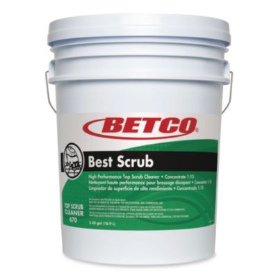 BET6700500 Daily Scrub SC Floor Cleaner, Pleasant Scent, 5 gal Pail