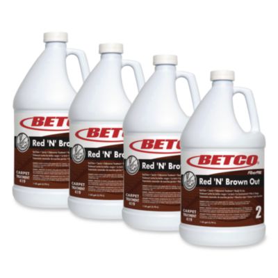 BET4190400 FiberPro Red 'N' Brown Out, 1 gal Bottle, 4/Carton BETCO CORPORATION