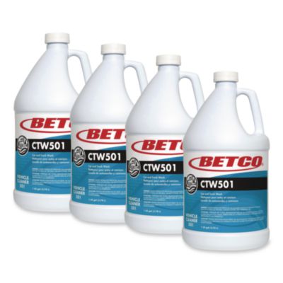 BET5010400 CTW501 Car and Truck Wash, Lemon Scent, 1 gal Bottle, 4/Carton BETCO CORPORATION