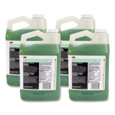 MMM15A Non-Acid Disinfectant Bathroom Cleaner Concentrate, 0.5 Gal Bottle, 4/carton 3M/COMMERCIAL TAPE DIV.