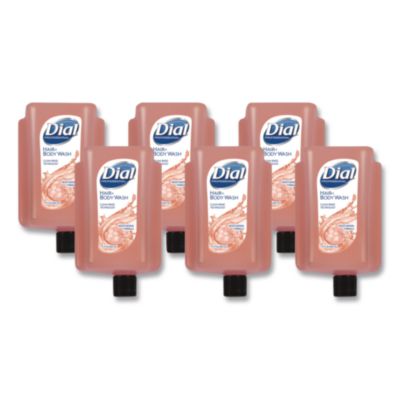 DIA16304CT Hair + Body Wash Refill for Versa Dispenser, Neutral Scent, 15 oz, 6/Carton DIAL PROFESSIONAL