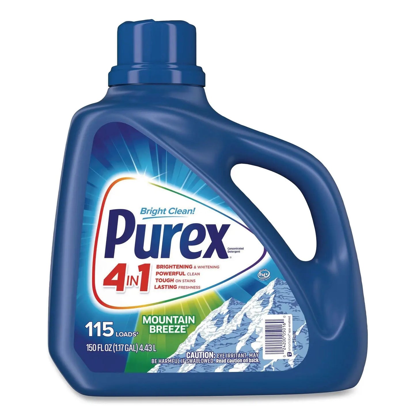DIA05016 Liquid Laundry Detergent, Mountain Breeze, 150 oz Bottle Purex