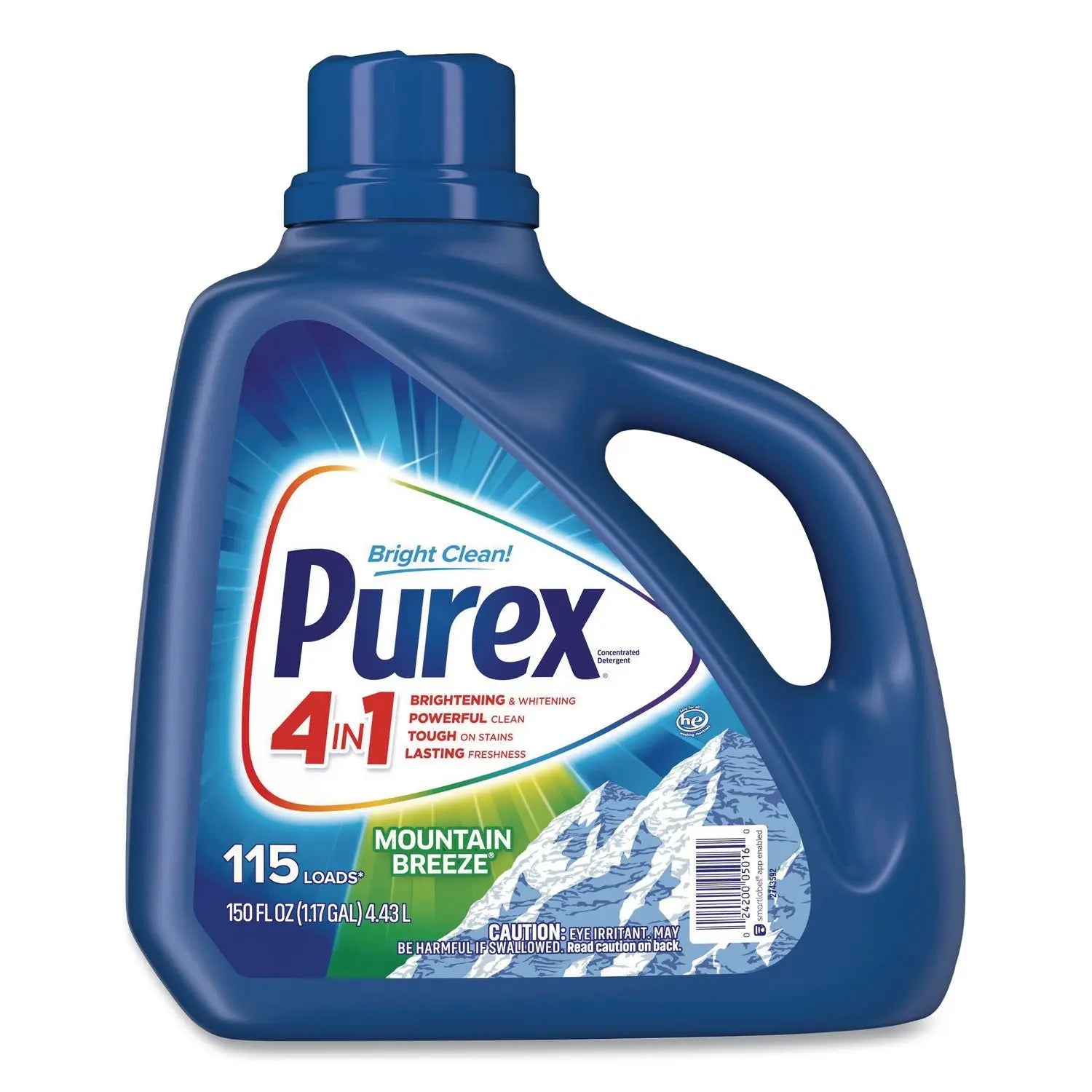 DIA05016 Liquid Laundry Detergent, Mountain Breeze, 150 oz Bottle Purex
